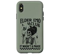 Elder Emo Club Skeleton Nostalgia Non Era una Fase Mamma Custodia per iPhone X/XS