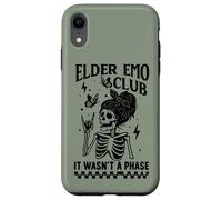 Elder Emo Club Skeleton Nostalgia Non Era una Fase Mamma Custodia per iPhone XR