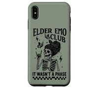 Elder Emo Club Skeleton Nostalgia Non Era una Fase Mamma Custodia per iPhone XS Max