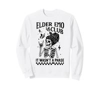 Elder Emo Club Skeleton Nostalgia Non Era Una Fase Mamma Felpa
