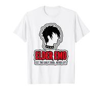 Elder Emo EST. la Prima Nostalgia retrò Vintage 2000s Musica Maglietta