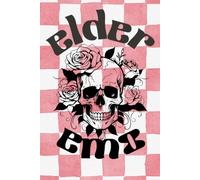 Elder Emo Skull Notebook: Pink & White Checkerboard Lined Journal for Alternative Girls, Emo Fans, Goths & Pop Punk Lovers