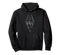 Elder Scrolls Dragon Emblem Skyrim Felpa con Cappuccio