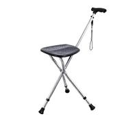 Elderly Antislip Canes Regulable Walking Canes Seats Mobilities Aid With LED Light For Golfs Fishing Outdoor Activity Compacts Rod Stool Light