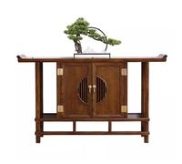 ELDFLRURB armadio buddista cinese, Mobiletto for offerte in legno massello, stile cinese, raffigurante il Dio della ricchezza, 120x36x83cm