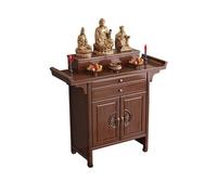 ELDFLRURB armadio buddista cinese, Tavolo for offerte in legno massello, dedicato al dio buddista cinese della ricchezza, 108x45x112 cm