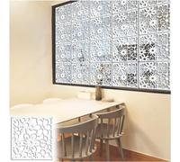 ELDFLRURB Le sculture Sono vuote, Divisorio for la Privacy Pieghevole in Legno e plastica, Multicolore, 29x29 cm, Diverse Misure(23Pcs)