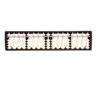 ELDFLRURB Vecchie Perle di Legno Cinesi calcolo, Abaco 17 cifre calcolatrice Cinese Giapponese Strumento di conteggio for la Scuola Strumento educativo Abaco in plastica