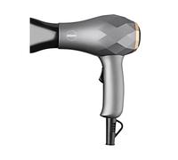 eldom Asciugacapelli da viaggio HT83 Smil - Asciugacapelli da viaggio compatto con 1000 W di potenza. Con ugello per styling, flusso d'aria a due livelli e protezione contro il surriscaldamento.