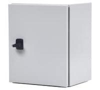 Eldon armadio da parete acciaio - Armadio con placca mas-300 X 250 X 210 RAL7035