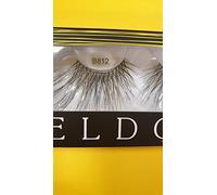 Eldora B812 - Ciglia finte in vero pelo, extra lunghe, argento B812
