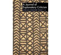 Eldred Jones ALT 1-4: African Literature Today (Tascabile)