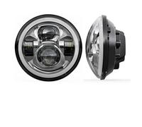 ELDVSUA Faretti Moto 7 "E24 DOT LED Del Faro Per V-Star Per Drag Star 650 1100 Per Strada 1600 1700 Per Royal 1300 4.5" Fendinebbia Passaggio(Type 71 Chrome)