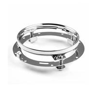 ELDVSUA Faretti Moto 7 "LED Proiettore Faro 4.5" Nebbia Passante Per Touring Per Electra Per Glide Per Strada Per King Per Softail Per Notte Per Treno(Chrome bracket)