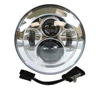 ELDVSUA Faretti Moto 7 "LED Proiettore Faro 4.5" Nebbia Passante Per Touring Per Electra Per Glide Per Strada Per King Per Softail Per Notte Per Treno(Chrome headlight)