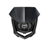 ELDVSUA Faretti Moto Faro Anteriore A LED Luce Universale Per Motocross Fuoristrada Per Bici Da Cross(Headlight Mask Black)