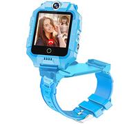ele ELEOPTION 4G Smart Watch per Bambini, Smart Watch GPS con Doppia Fotocamera a 360°, Videochiamata WiFi, Contapassi SOS, Impermeabile IP67, Smart Watch per Ragazze e Ragazzi