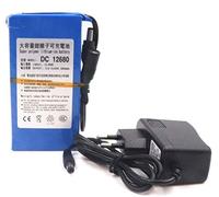 ele ELEOPTION Batteria ricaricabile ricaricabile agli ioni di litio per batteria CCTV da 12V Capacidad muy alta 6800MAH DC12680