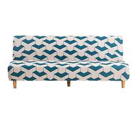 ELE ELEOPTION Copridivano Moderno Con Stampa a 3 Posti, Senza Braccioli, Elasticizzato per Divano Letto Pieghevole, 180-210 cm (Stile A)