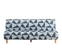 ele ELEOPTION Copridivano senza braccioli, moderno con stampa a 3 posti, senza braccioli, elasticizzato, per divano letto pieghevole, senza braccioli, 180-210 cm (stile 2)