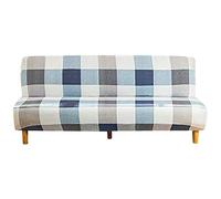 ele ELEOPTION Copridivano Senza Braccioli Pieghevole Divano Letto 3 posti all-Coperto Copridivani Elasticizzati Universale Motivo Geometrico Anti Scivolo Copri Divano, 180-210 cm (Stampato 6)