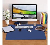 ele ELEOPTION Sottomano da Ufficio Grande, Sottomano Tappetino per Mouse Pad, Tappetino da Scrittoio Impermeabile per Ufficio e Uso Domestico, Doppia Facciata (80x40cm, Blu Scuro)