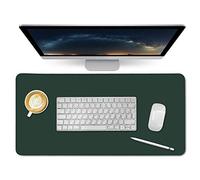 ele ELEOPTION Sottomano da Ufficio Grande, Sottomano Tappetino per Mouse Pad, Tappetino da Scrittoio Impermeabile per Ufficio e Uso Domestico, Doppia Facciata (90x45cm, Verde Scuro)