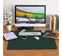 ele ELEOPTION Sottomano da Ufficio Grande, Sottomano Tappetino per Mouse Pad, Tappetino da Scrittoio Impermeabile per Ufficio e Uso Domestico, Doppia Facciata (80x40cm, Verde Scuro)