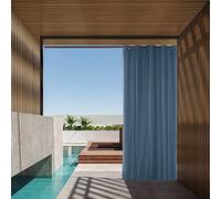 ele ELEOPTION Tenda Impermeabile per Esterni, con Occhielli, Protezione UV, per Portico Anteriore, Pergola Cabana Patio Coperto Gazebo, Dock e Casa in Spiaggia (1 pezzi, 137 X 244cm, Blu Navy)