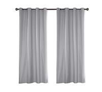 ele ELEOPTION Tenda Impermeabile per Esterni, con Occhielli, Protezione UV, per Portico Anteriore, Pergola Cabana Patio Coperto Gazebo, Dock e Casa in Spiaggia (1 pezzi, 137 x 213cm, Grigio Chiaro)