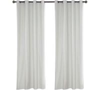 ele ELEOPTION Tenda Impermeabile per Esterni, con Occhielli, Protezione UV, per Portico Anteriore, Pergola Cabana Patio Coperto Gazebo, Dock e Casa in Spiaggia (1 pezzi, 137 X 244cm, Bianca)