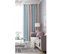 ele ELEOPTION Tende Oscuranti con Stelle, Tende Coibentate con Occhielli per Camera da Letto, Soggiorno e Finestra, 1 Pannello (Rosa, 134x270 cm)