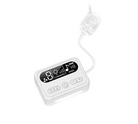 Elea ETSA608 Aspiratore nasale elettrico per bambini, 9 livelli di aspirazione e 3 teste, suinetti nasali per bambini piccoli e neonati, con luce calmante e ninne, forte aspirazione