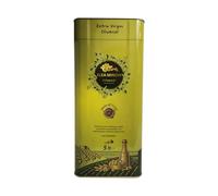 Elea Minon - Olio di oliva vergine extra, set da 3 (0,75L-3L-5L) | spremuto a freddo da Creta | 100% puro olio d'oliva greco | qualità premium | fruttato delicato in tanica di metallo
