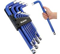 ELEAD Set di chiavi a brugola Jumbo, 13 pezzi, metriche da 2 a 19 mm, con estremità a sfera lunga S2, durevole, per automobili, meccanici, mobili, strumenti di livello professionale