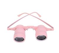 Eleage 10 Occhiali Binoculari HD Compatti per il Birdwatching e la Pesca, Avventure All'aria Aperta, Leggeri e Resistenti Alla Pioggia (Rosa)