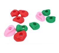 Eleage 10 Pezzi da Arrampicata Multicolore con Impugnature Durevoli per Pareti da Arrampicata su Roccia All'aperto, Plastica PE, Varie Dimensioni (Taglia Piccola 10 Pezzi)