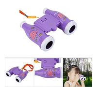 Eleage Binocolo per Bambini 6 Volte Leggero e Resistente per Avventure All'aria Aperta Blu e Viola 1 unità (Viola chiaro)