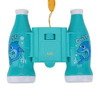 Eleage Binocolo per Bambini 6 Volte Leggero e Resistente per Avventure All'aria Aperta Blu e Viola 1 unità (Azzurro)