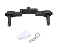 Eleage Colonna per Auto RC, Altezza Regolabile, Alluminio Resistente (Nera) | Lega di alluminio, adatta per AXIAL SCX24, facile da fissare, resistenza alle alte temperature, pregevole fattura