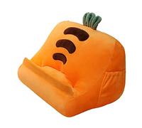 Eleage Cuscino da Lettura per Tablet Triangolare in Peluche con Frutta, Morbido Cuscino per Supporto per Tablet a Mani Libere Pigro, Supporto per Portatile, Regalo di Compleanno (D)