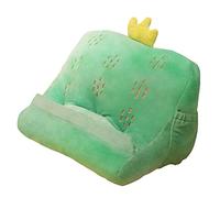 Eleage Cuscino da Lettura per Tablet Triangolare in Peluche con Frutta, Morbido Cuscino per Supporto per Tablet a Mani Libere Pigro, Supporto per Portatile, Regalo di Compleanno (A)