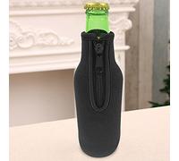 Eleage Custodia per Bottiglia di Birra con Cerniera, Dimensione 300 Ml (#1) | Realizzato in materiale resistente, morbido al tatto, design elegante, compatibile con bottiglie da 300 ml