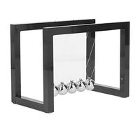 Eleage Gadget Educativo Antistress con Sfera a Pendolo Dell'equilibrio per Impiegati in Ufficio in Ferro e Acrilico 6,3x3,3x4,5 Pollici (#2)