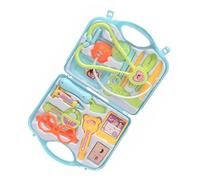 Eleage Kit Giocattolo da Dottore per Bambini, Set di Giochi Educativi da 15 Pezzi con Stetoscopio, Plastica Resistente, Perfetto per Giochi di Ruolo
