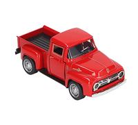 Eleage Modello di Camioncino Vintage Pressofuso in Scala 1:32, Giocattolo da Tavolo da Collezione Classico per Veicoli retrò per Bambini (Roja)