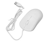 Eleage Mouse USB Cablato Ottico Ad Alta Precisione 1200 DPI Plug and Play per Computer e Laptop ABS Resistente (Bianca)
