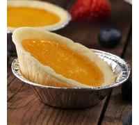Eleage Pirottini per Crostate Usa e Getta da 100 Pezzi per Cuocere Deliziose Crostate, Gelatine e Mini Torte - Foglio di Alluminio Riciclabile Resistente - Perfetto per i Pasticcieri Domestici
