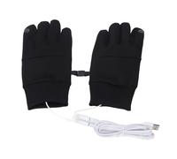 Eleage Riscaldati USB per Uomo e Donna, Invernali Elettrici Compatibili con Touchscreen con Palmo Antiscivolo, Perfetti per Sci Ed Escursionismo, Materiale Impermeabile, 1 Paio (#1)