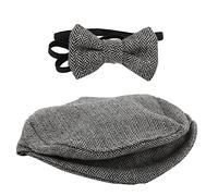 Eleage Set di Accessori per Fotografia per Bambini con Coppola in Morbido Misto Cotone per Matrimoni di Neonati da 0 a 1 Mese (#4)